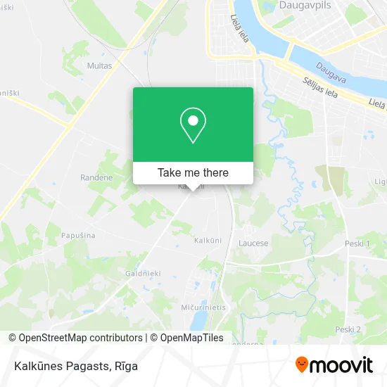 Kalkūnes Pagasts map