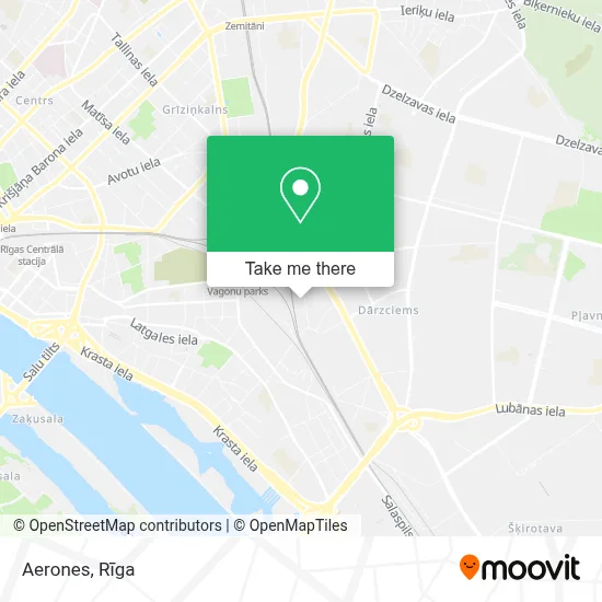 Aerones map