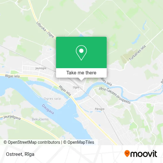 Ostreet map