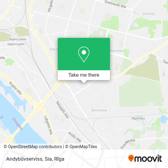 Andybūvserviss, Sia map
