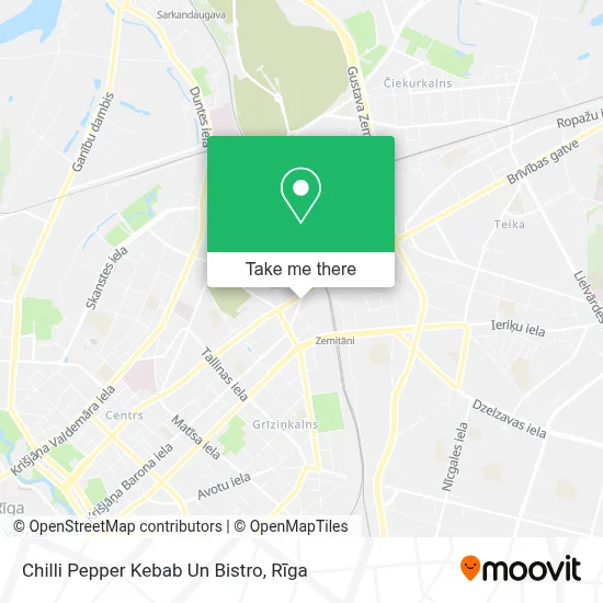 Chilli Pepper Kebab Un Bistro map