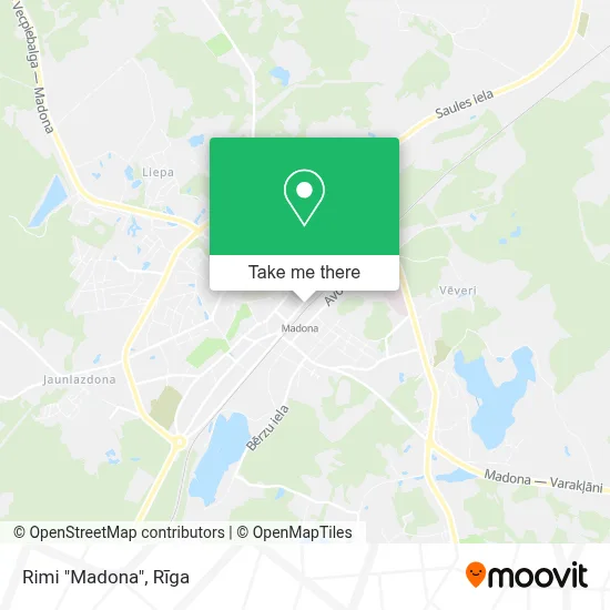 Rimi "Madona" map
