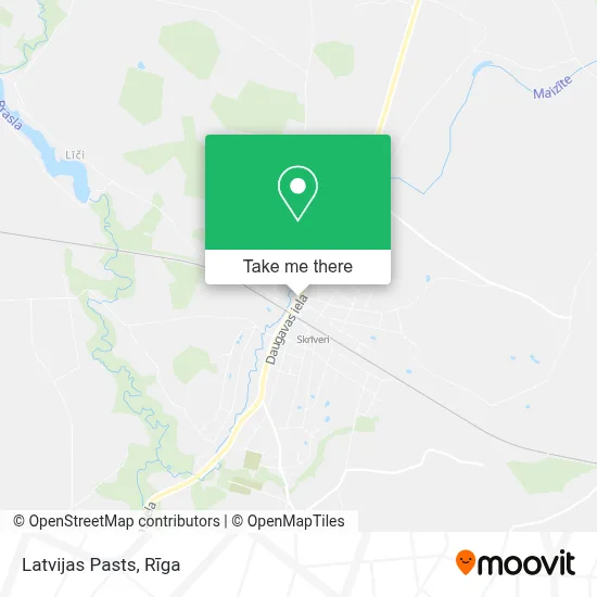 Latvijas Pasts map