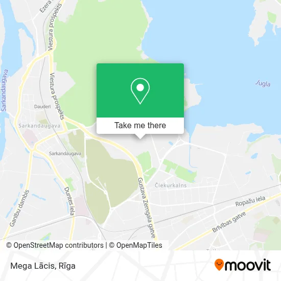 Mega Lācis map