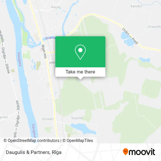 Daugulis & Partners map