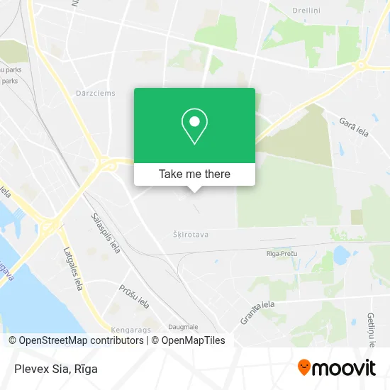 Plevex Sia map