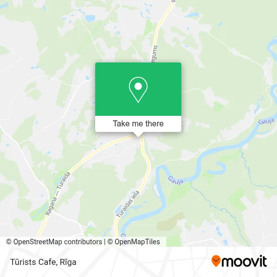 Tūrists Cafe map