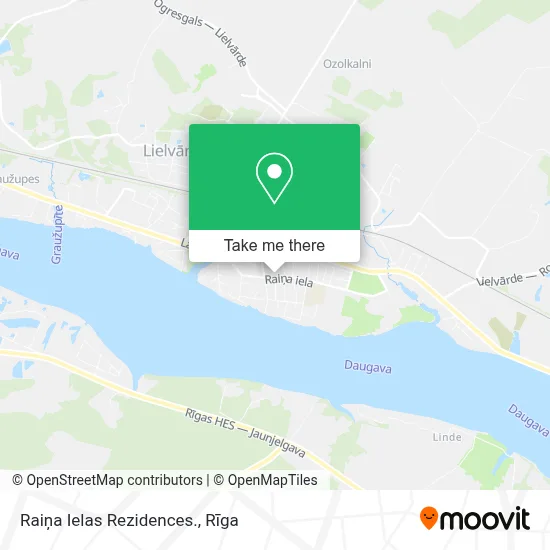 Raiņa Ielas Rezidences. map