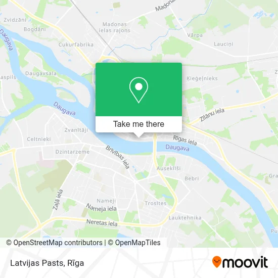 Latvijas Pasts map
