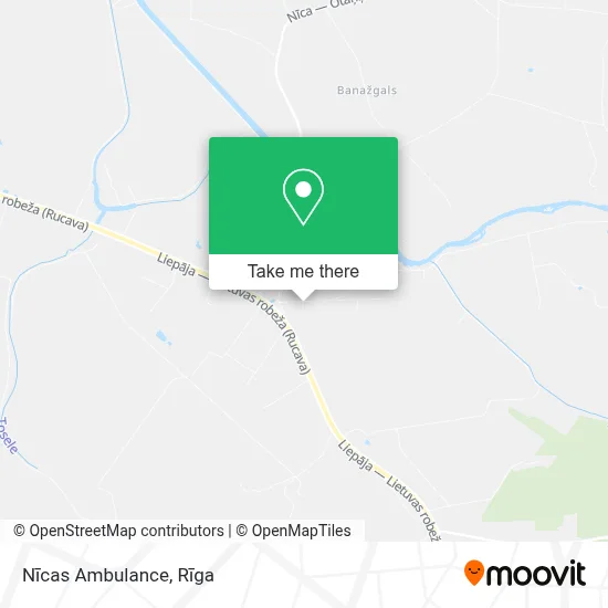 Nīcas Ambulance map