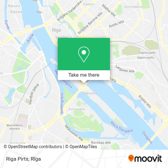 Riga Pirts map