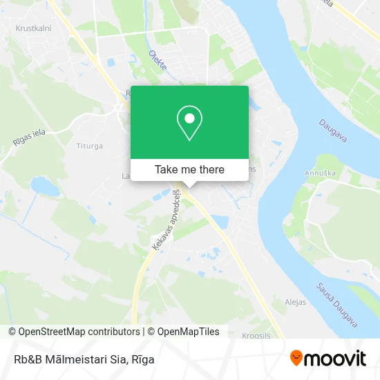 Rb&B Mālmeistari Sia map