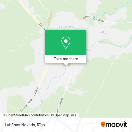 Lubānas Novads map