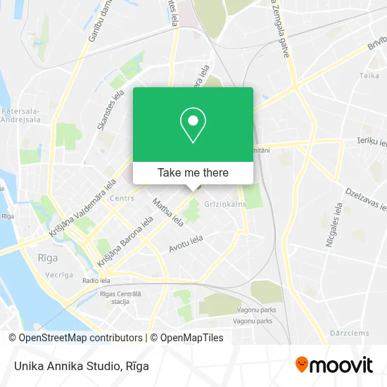 Unika Annika Studio map