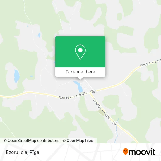 Ezeru Iela map
