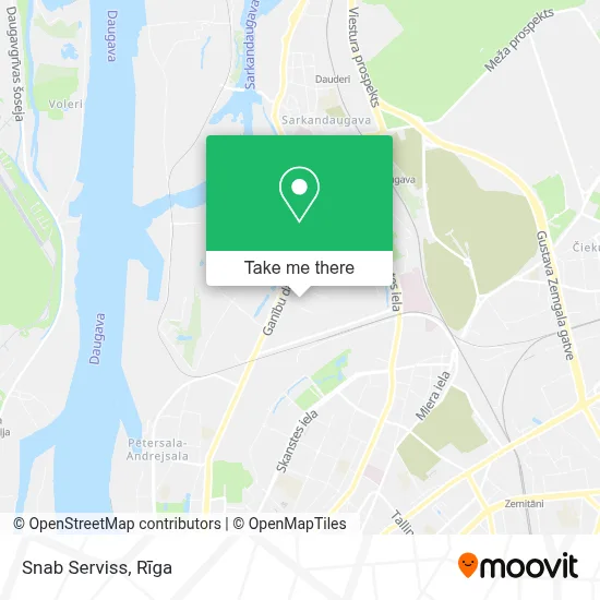 Snab Serviss map