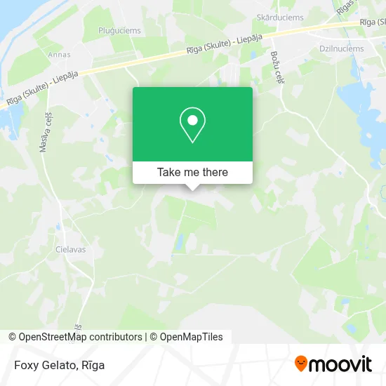 Foxy Gelato map