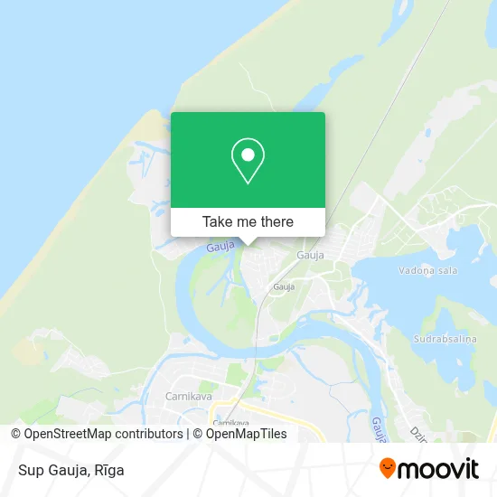 Sup Gauja map