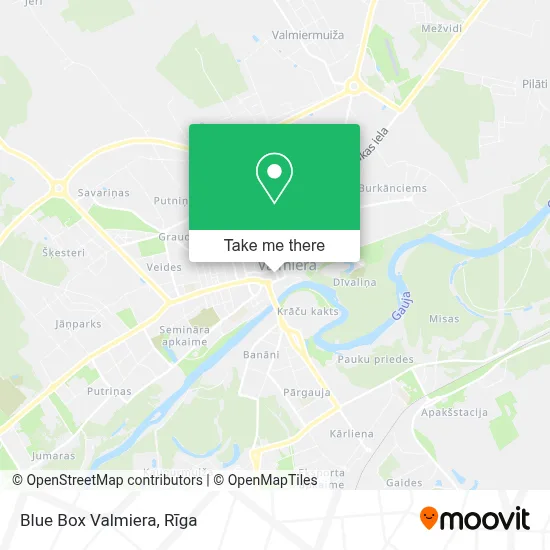Blue Box Valmiera map