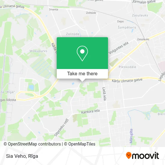 Sia Veho map