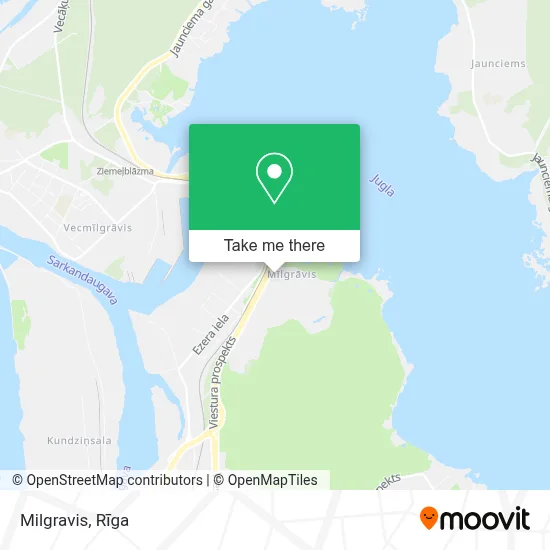 Milgravis map