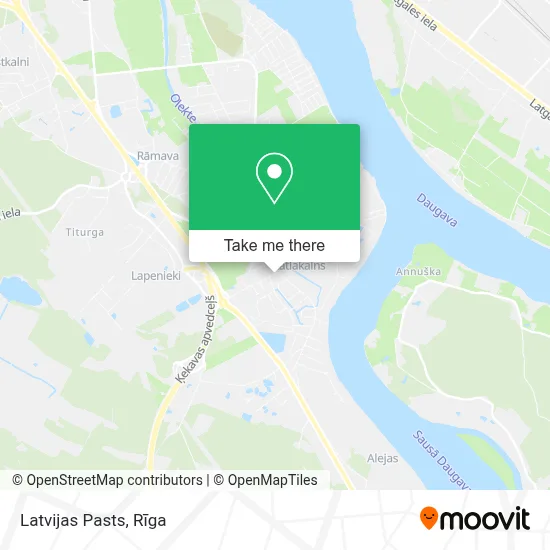 Latvijas Pasts map