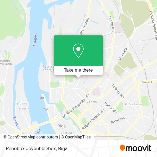 Penobox Joybubblebox map