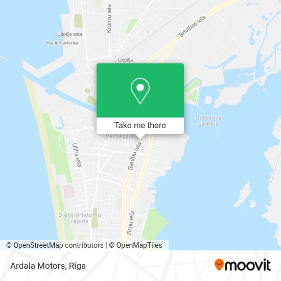 Ardala Motors map