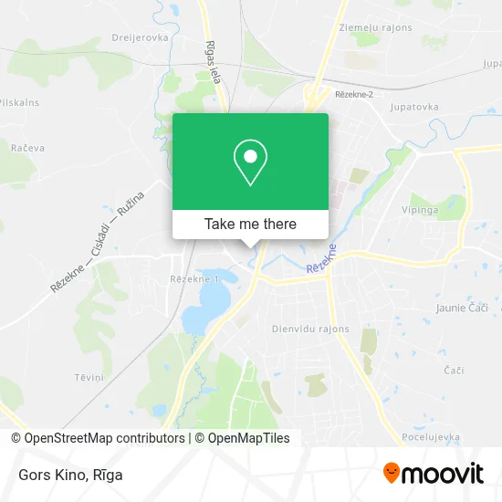 Gors Kino map