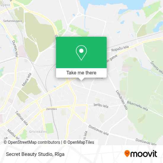 Secret Beauty Studio map