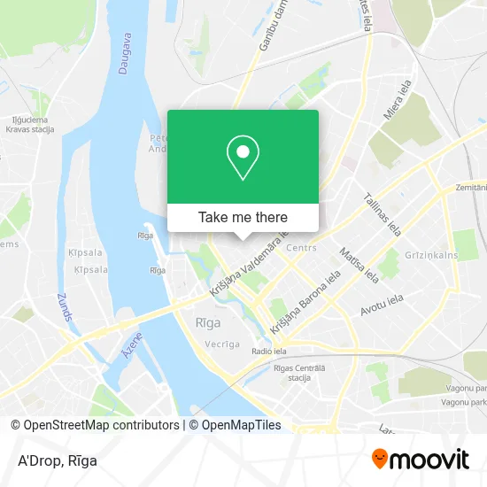 A'Drop map