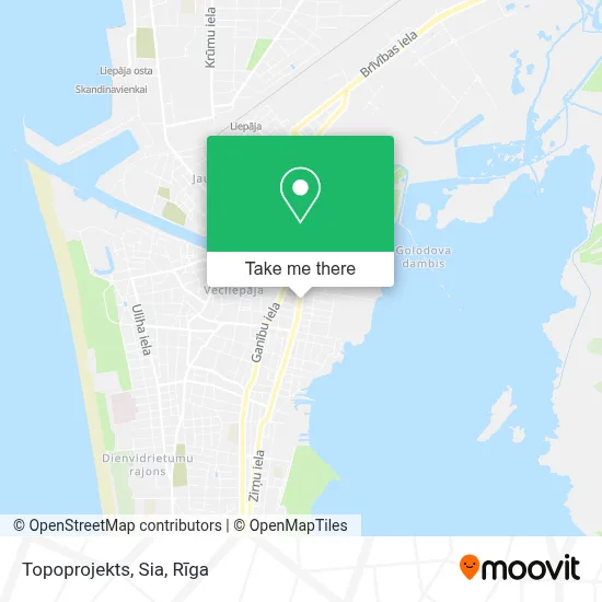 Topoprojekts, Sia map