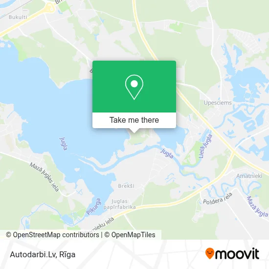 Autodarbi.Lv map