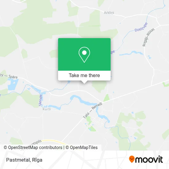 Pastmetal map