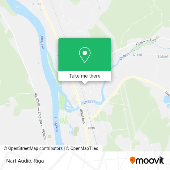 Nart Audio map