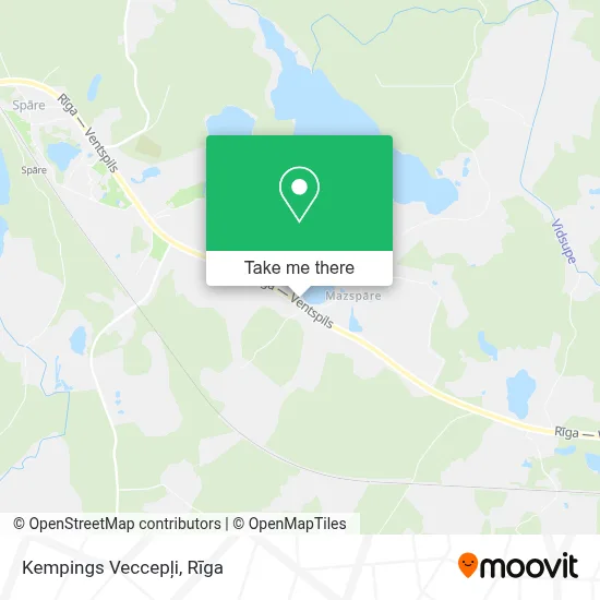 Kempings Veccepļi map