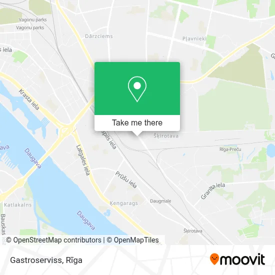 Gastroserviss map