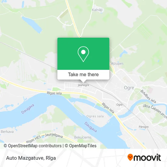 Auto Mazgatuve map
