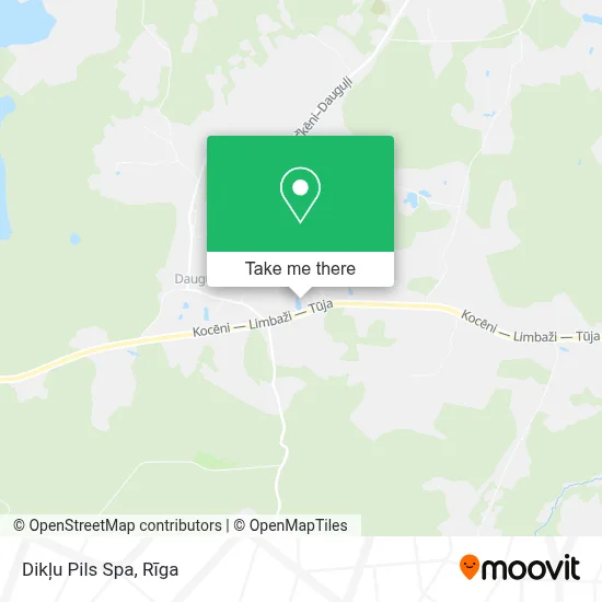 Dikļu Pils Spa map