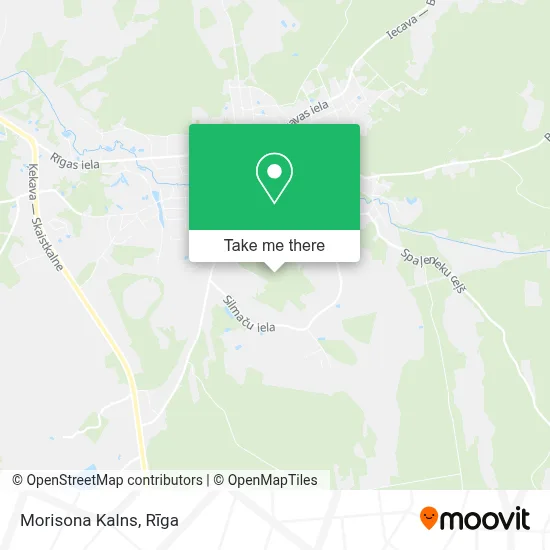 Morisona Kalns map