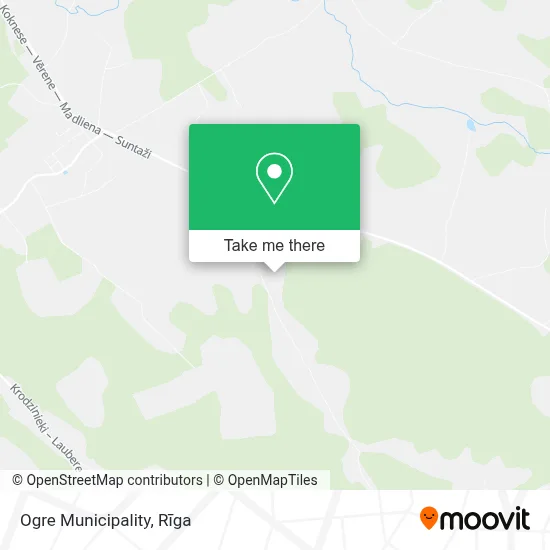 Ogre Municipality map