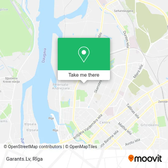 Garants.Lv map