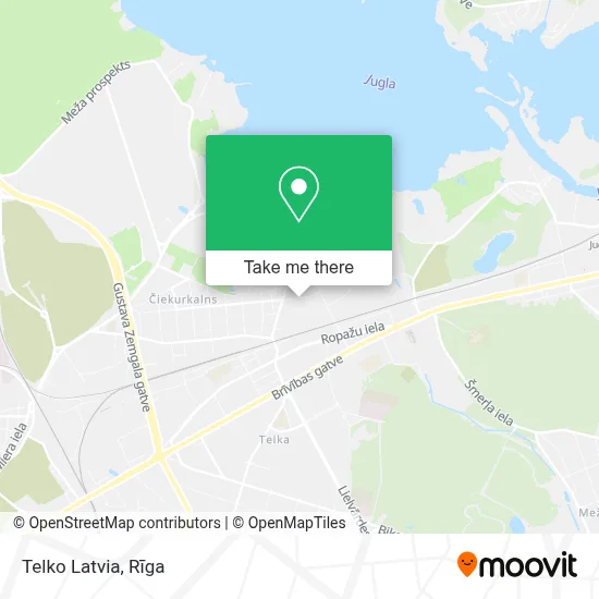 Telko Latvia map