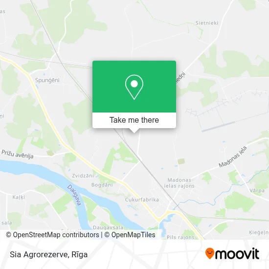 Sia Agrorezerve map