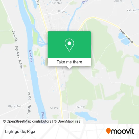 Lightguide map