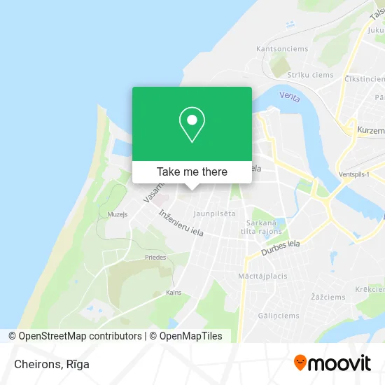 Cheirons map