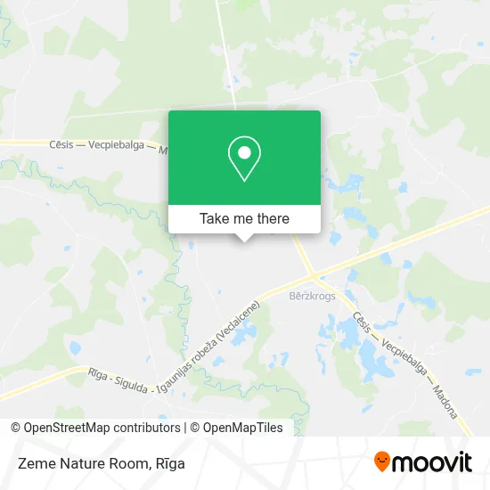 Zeme Nature Room map