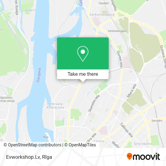 Evworkshop.Lv map