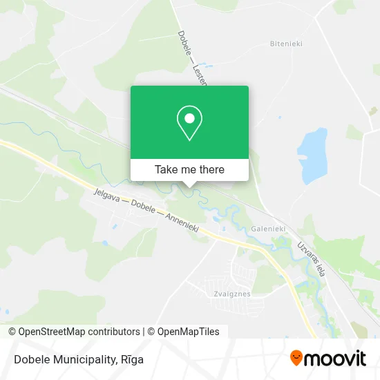 Dobele Municipality map