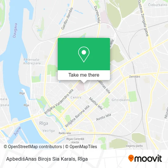 ApbedišAnas Birojs Sia Karals map